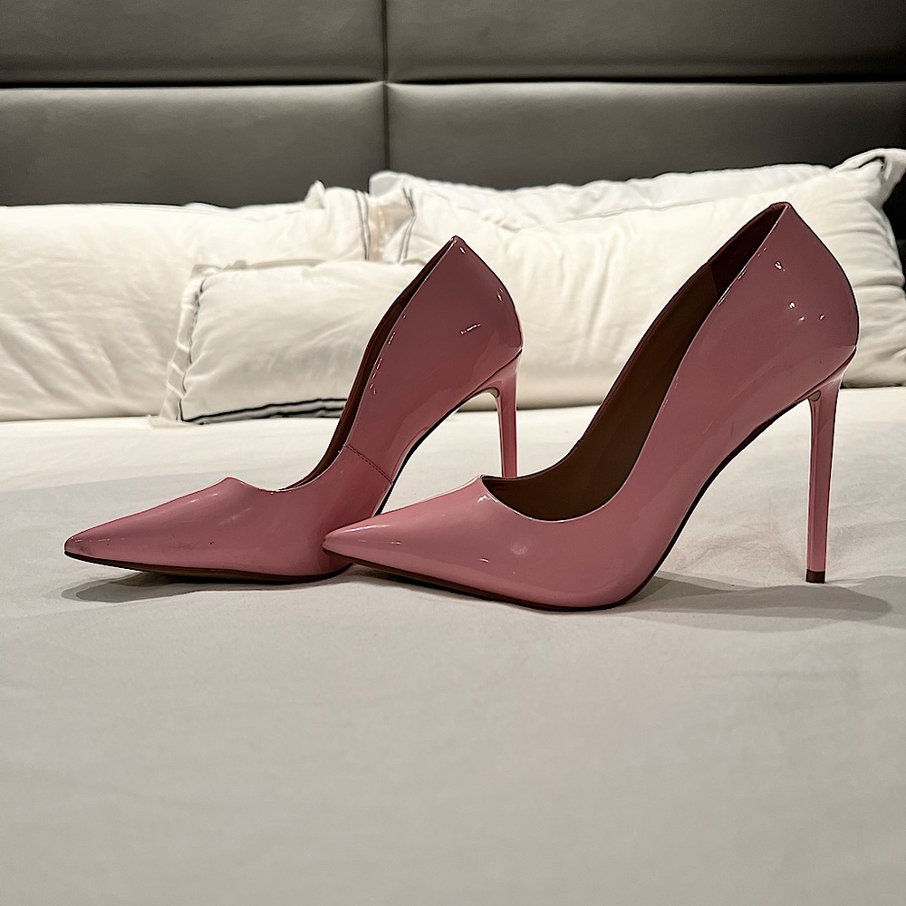 Steve Madden Vala Heels in Pink Patent
